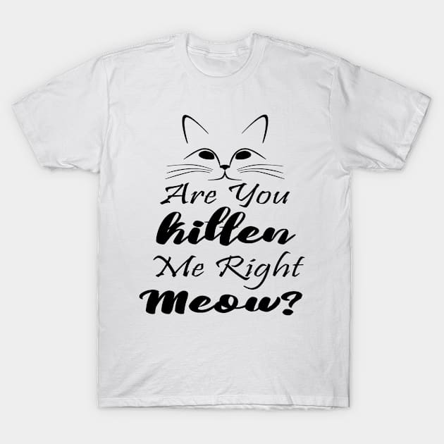 Are you kitten me right meow T-Shirt by ShopInvention